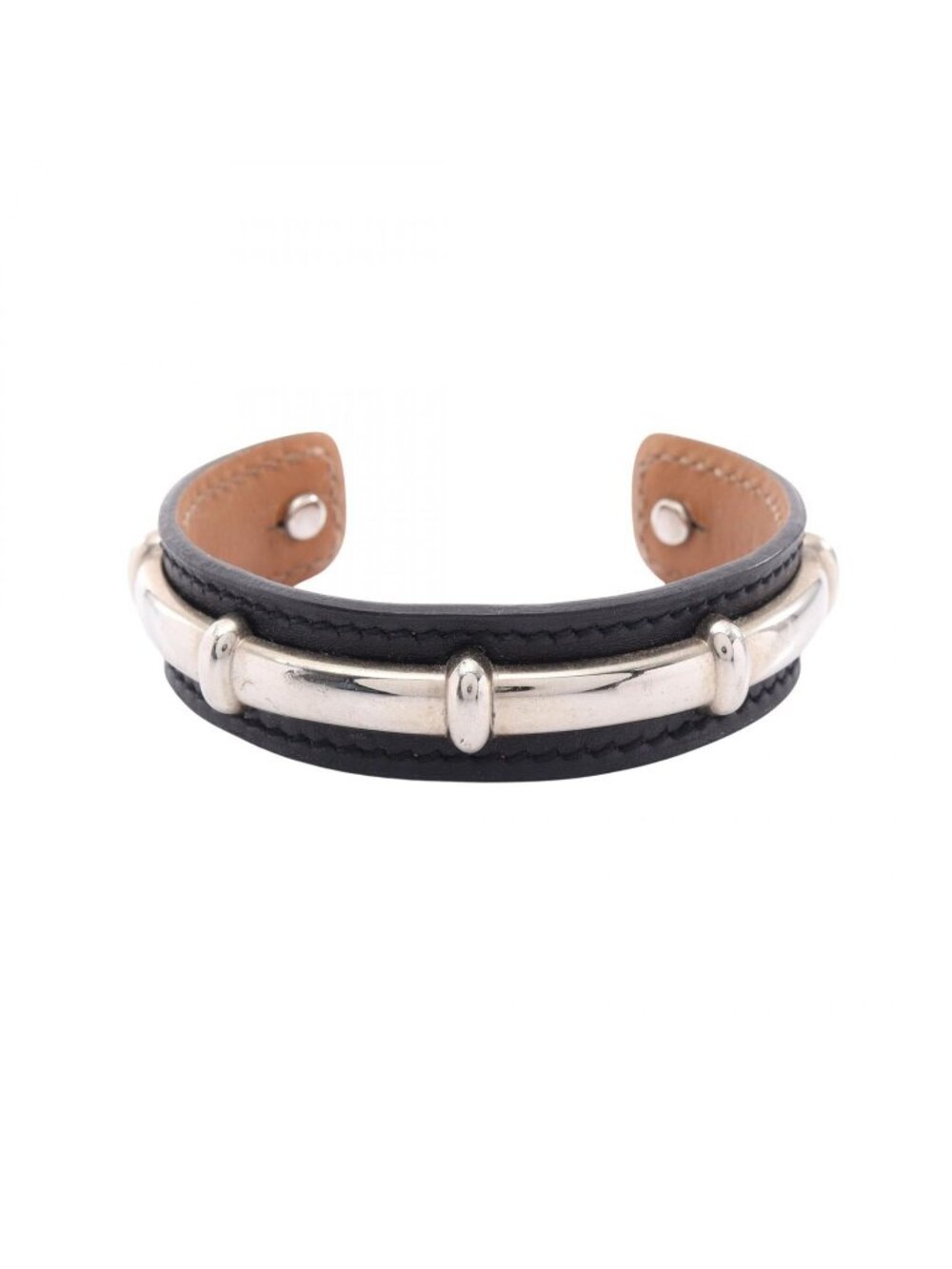 Hermes Bangle Agata Leather Bracelet